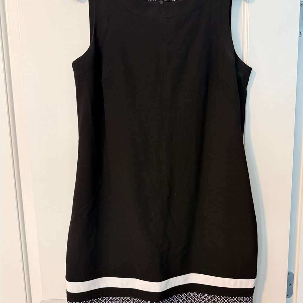White House Black Market Black and White Dress. Size: 10